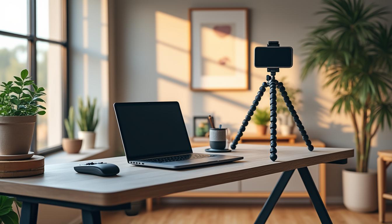 découvrez mon setup ugc minimaliste pour créer du contenu professionnel à la maison avec efficacité et simplicité.