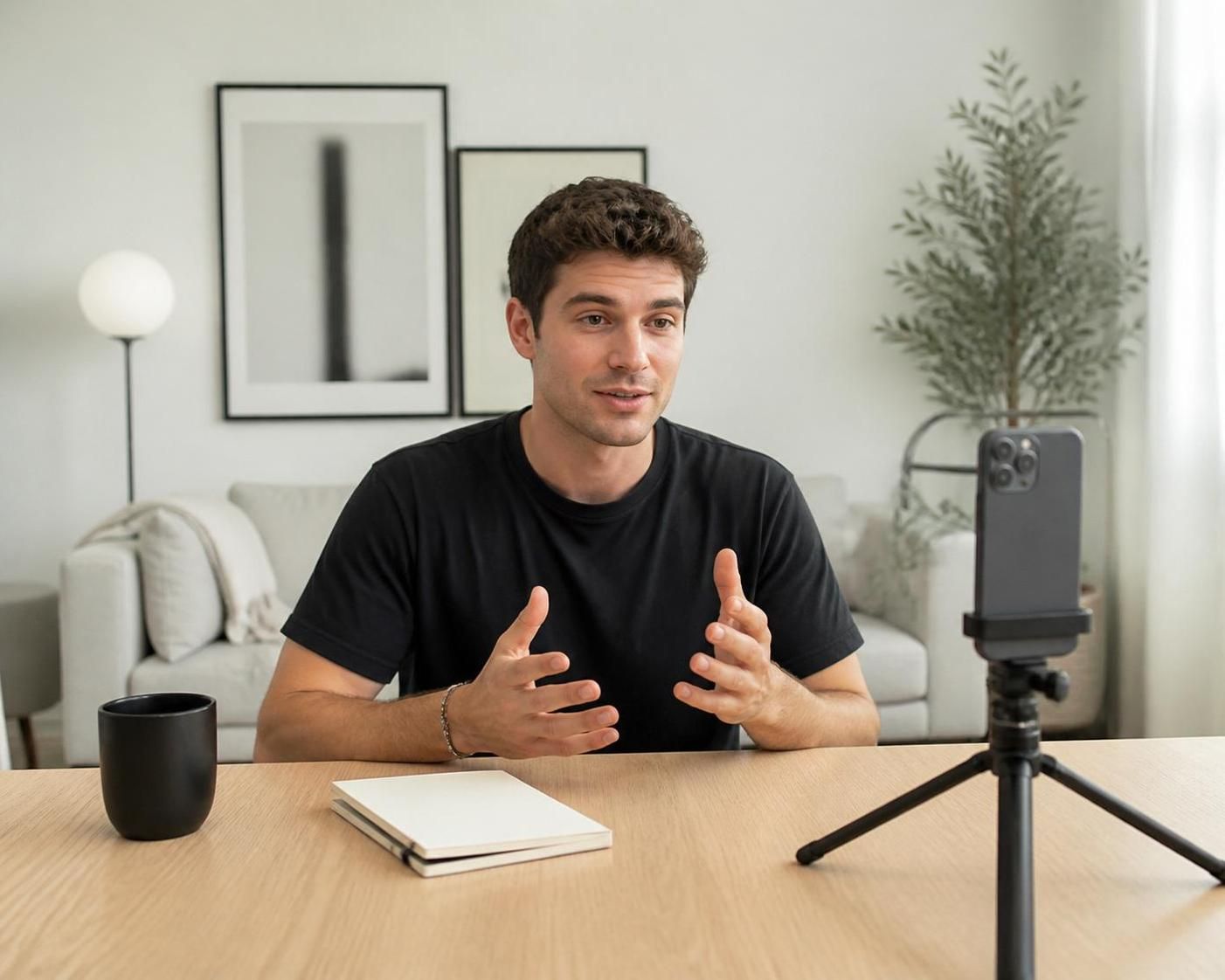 découvrez un home studio ugc minimaliste, idéal pour les marques souhaitant créer du contenu authentique et efficace avec un équipement simple et performant.